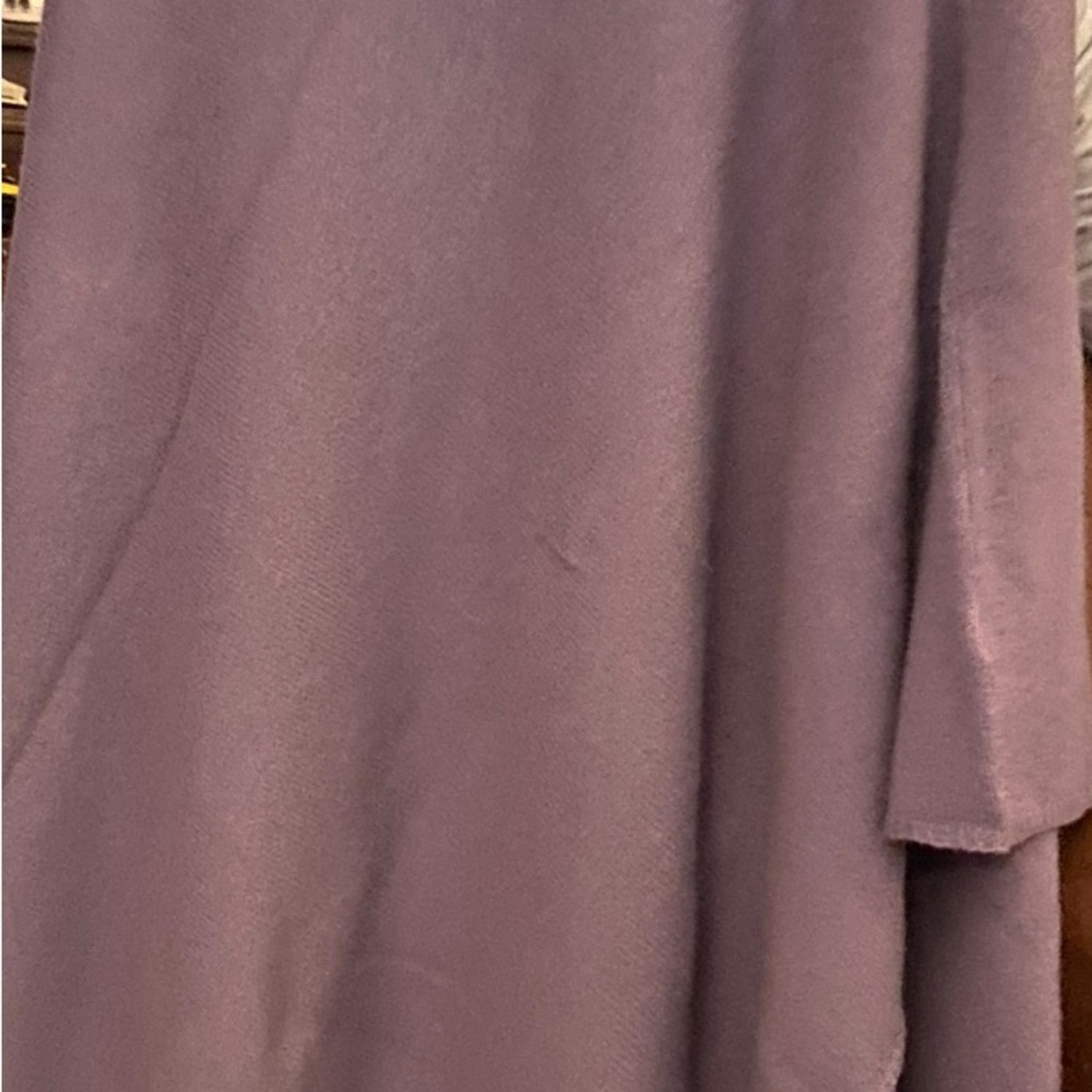 Luxurious Purple Cashmere Shawl